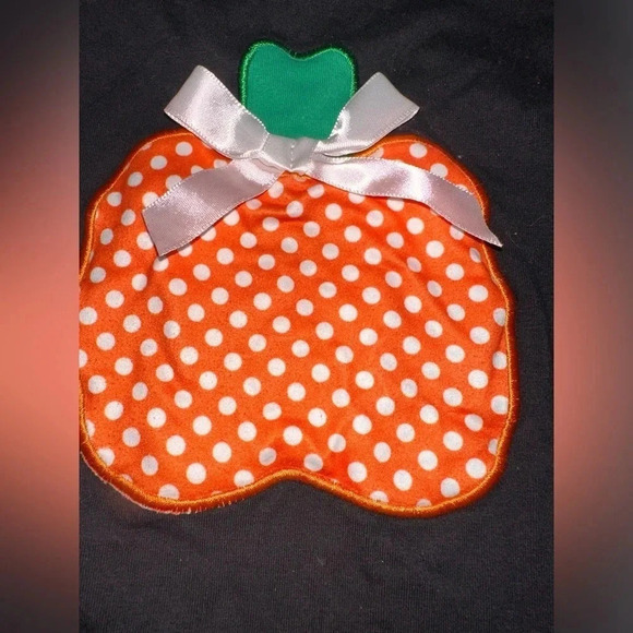 Marie Nicole Pumpkin Girl’s Fall Romper. size 6-12 months - Picture 2 of 6